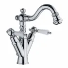 Rubinetto Monoforo per Bidet con Canna Girevole in Ottone Made in Italy - Shelly Viadurini