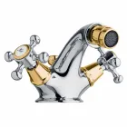 Rubinetto Monoforo per Bidet in Ottone Design Classico Made in Italy - Lisca Viadurini