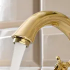 Rubinetto Monoforo per Lavabo in Ottone Maniglie a Farfalla Classico - Fioretta Viadurini