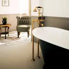 Rubinetto per Vasca Bagno in Ottone Classico Made in Italy - Riko Viadurini