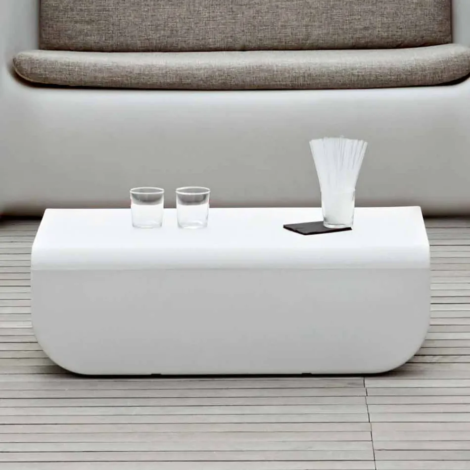 Salotto da Giardino di Design Made in Italy, Divano e Tavolino - Nova by Myyour Viadurini