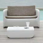 Salotto da Giardino di Design Made in Italy, Divano e Tavolino - Nova by Myyour Viadurini