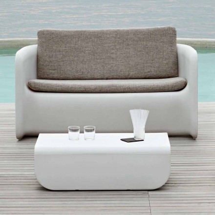 Salotto da Giardino di Design Made in Italy, Divano e Tavolino - Nova by Myyour Viadurini