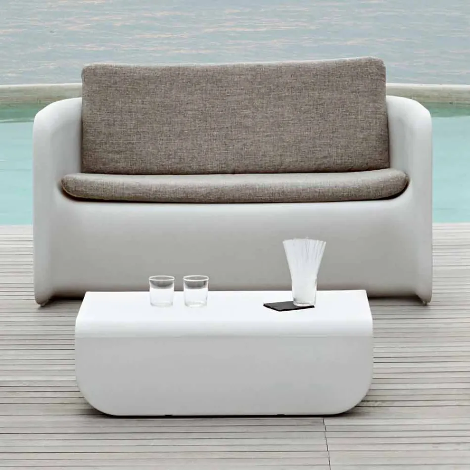 Salotto da Giardino di Design Made in Italy, Divano e Tavolino - Nova by Myyour Viadurini