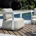 Salotto da Giardino in Alluminio e 2 Tavolini in Alluminio - Brisa Viadurini