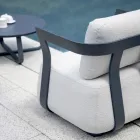 Salotto da Giardino in Alluminio e 2 Tavolini in Alluminio - Brisa Viadurini