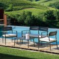 Salotto da Giardino Realizzato in Alluminio di Diverse Finiture - Souvenir