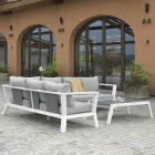 Salotto da Giardino Realizzato in Alluminio - Pastelli Viadurini