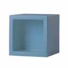 Scaffale colorato a cubo Slide Open Cube design moderno fatto Italia Viadurini