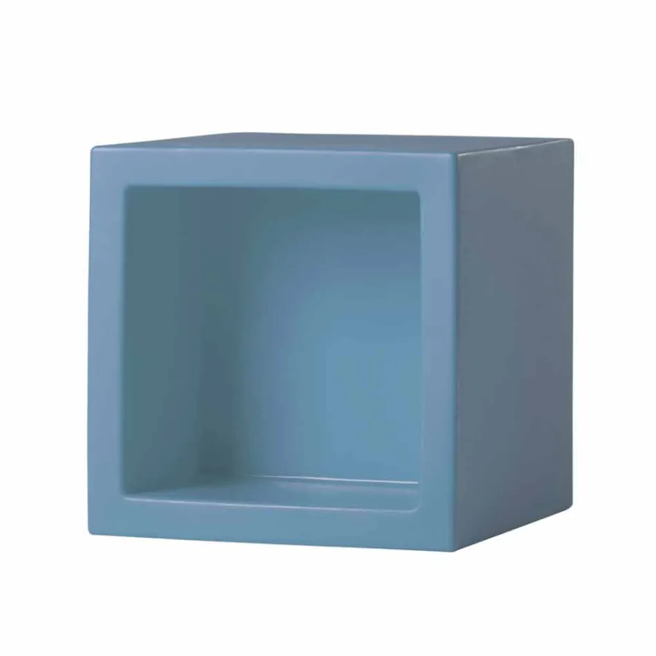Scaffale colorato a cubo Slide Open Cube design moderno fatto Italia Viadurini