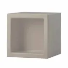 Scaffale colorato a cubo Slide Open Cube design moderno fatto Italia Viadurini