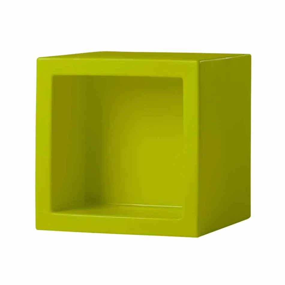 Scaffale colorato a cubo Slide Open Cube design moderno fatto Italia Viadurini