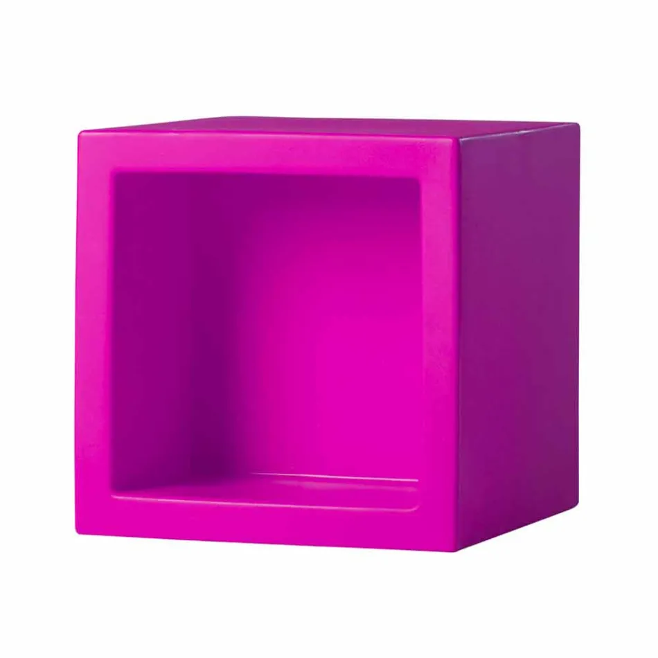 Scaffale colorato a cubo Slide Open Cube design moderno fatto Italia Viadurini