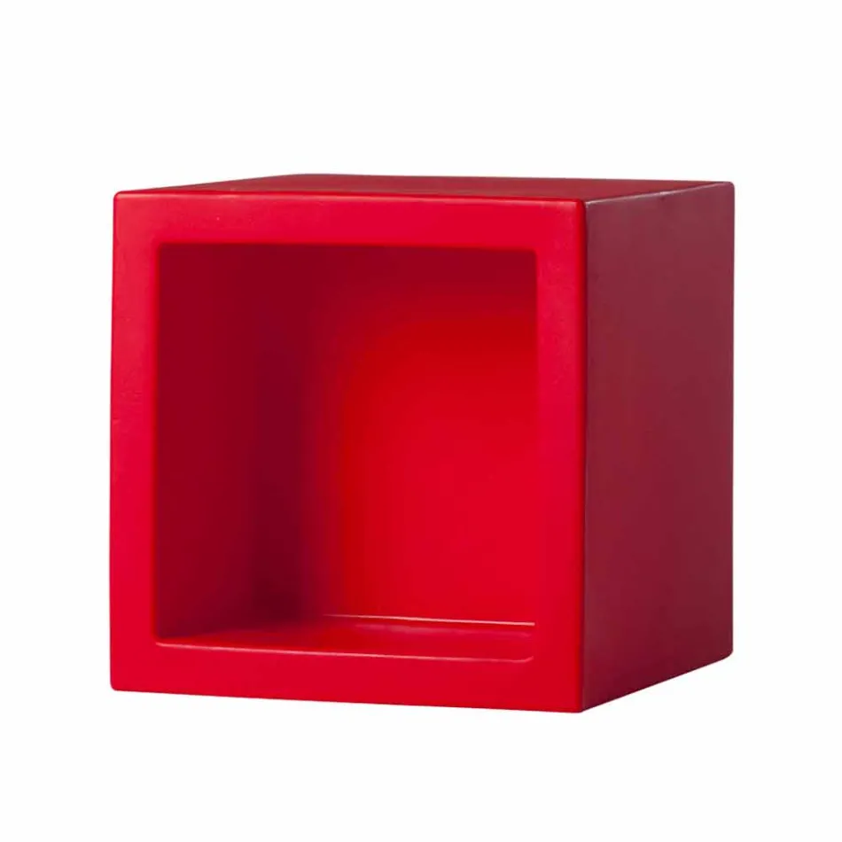 Scaffale colorato a cubo Slide Open Cube design moderno fatto Italia Viadurini