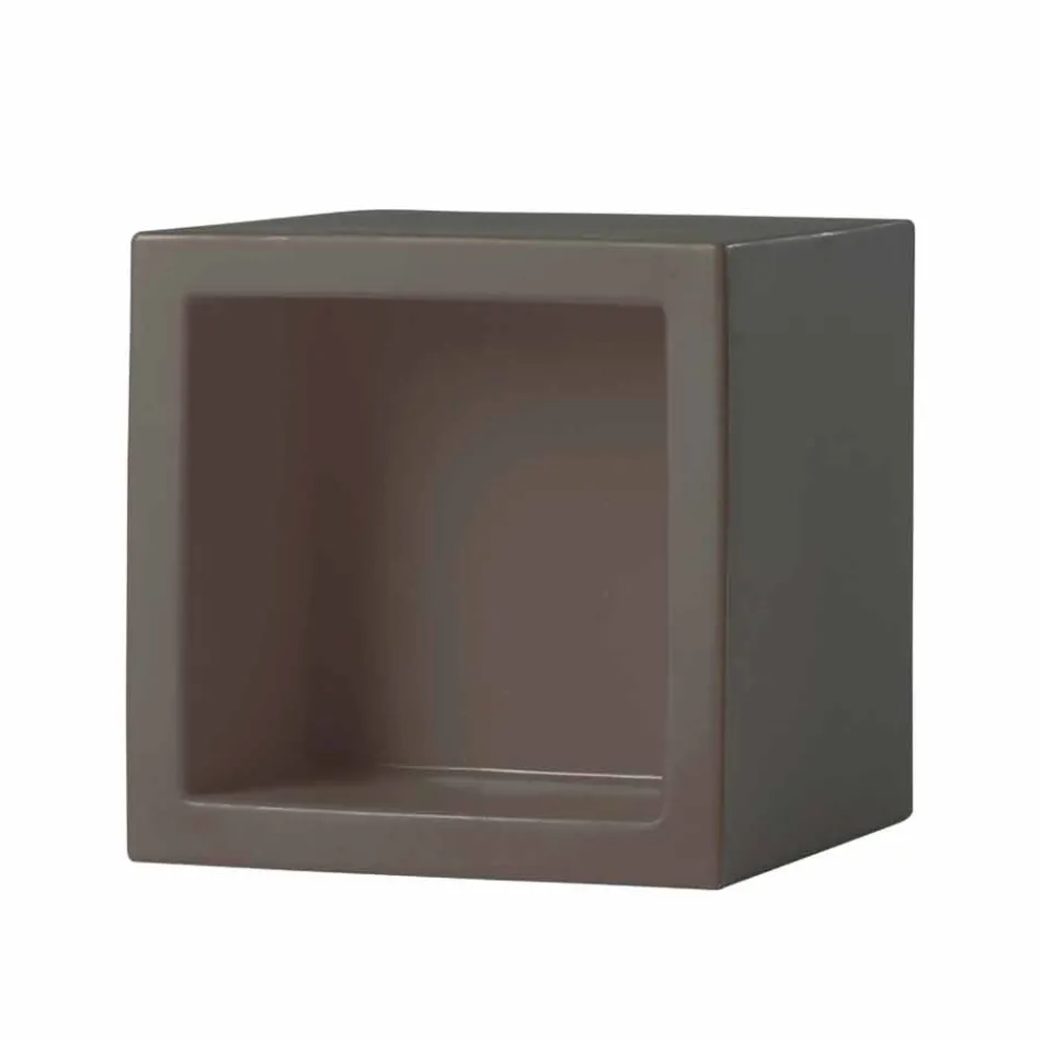 Scaffale colorato a cubo Slide Open Cube design moderno fatto Italia Viadurini