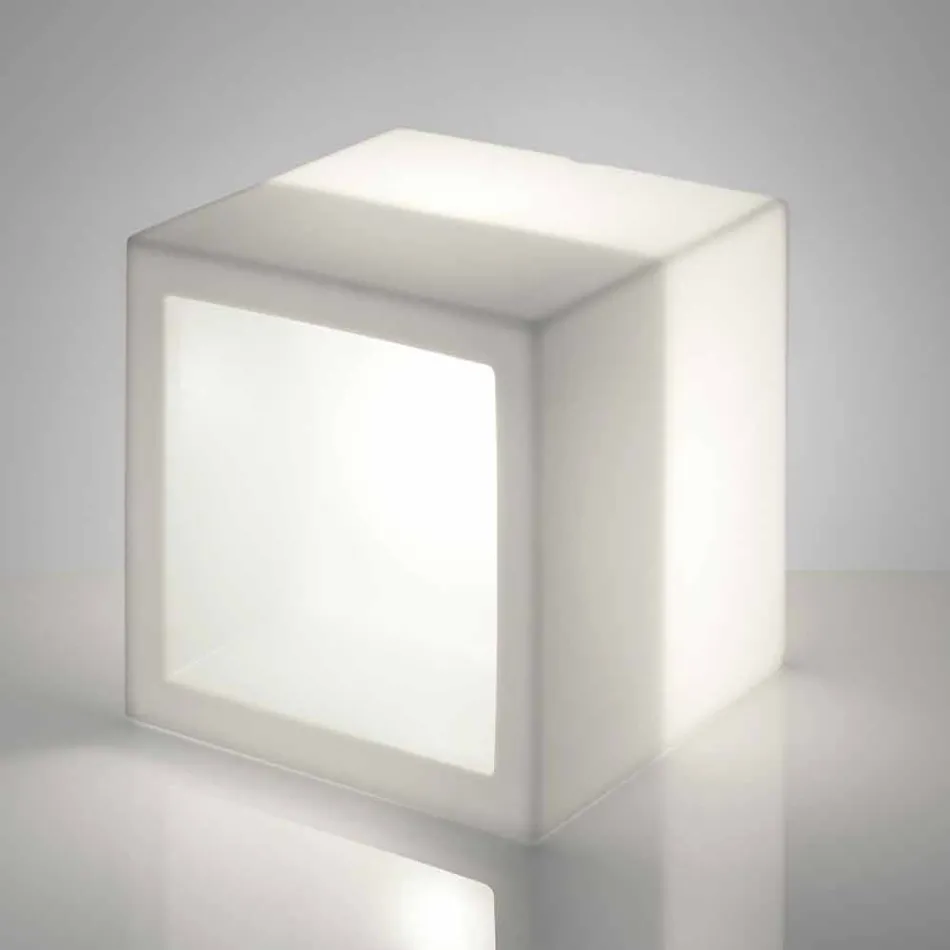 Scaffale luminoso a cubo Slide Open Cube design moderno fatto Italia Viadurini