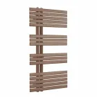 Scaldasalviette Bagno Design Moderno a Parete in Acciaio a 386 Watt - Pavone Viadurini