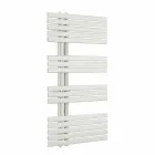 Scaldasalviette Bagno Design Moderno a Parete in Acciaio a 386 Watt - Pavone Viadurini