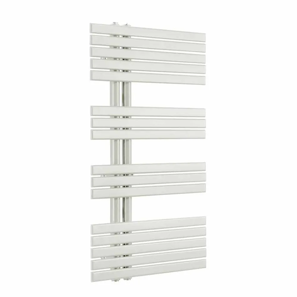 Scaldasalviette Bagno Design Moderno a Parete in Acciaio a 386 Watt - Pavone Viadurini