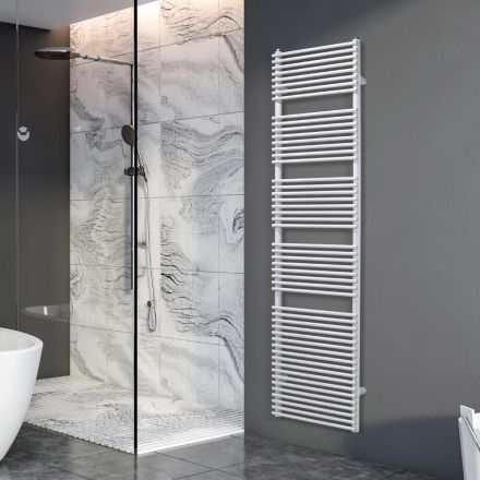 Scaldasalviette con Sistema Elettrico e Struttura in Acciaio Made in Italy - Sciroppo Viadurini