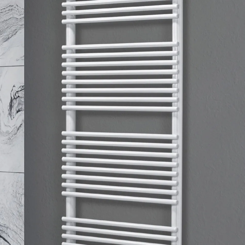 Scaldasalviette con Sistema Elettrico e Struttura in Acciaio Made in Italy - Sciroppo Viadurini