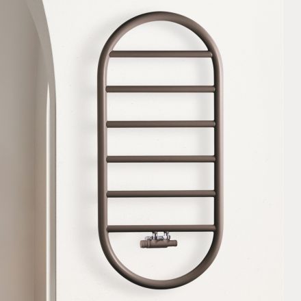 Scaldasalviette di Design a “Tutto Tondo Bubble” in Acciaio Made in Italy - Smooth Viadurini