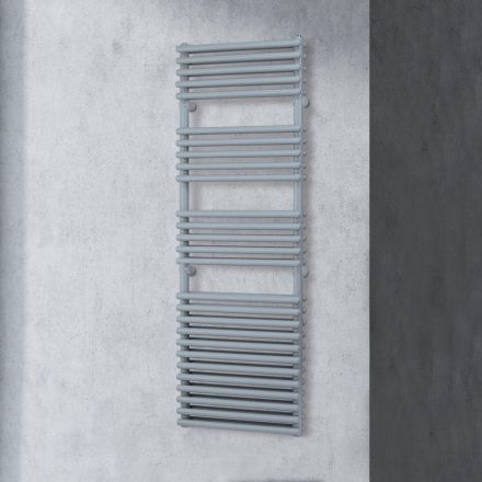 Scaldasalviette Elettrico con 4 Serie di Elementi Orizzontali Made in Italy - Meringa Viadurini