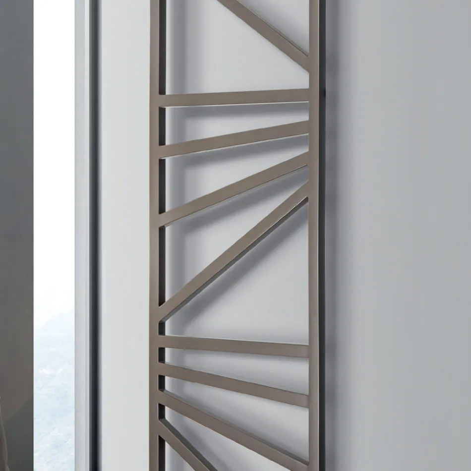 Scaldasalviette Elettrico con Elementi Quadrati Made in Italy - Mandorle Viadurini