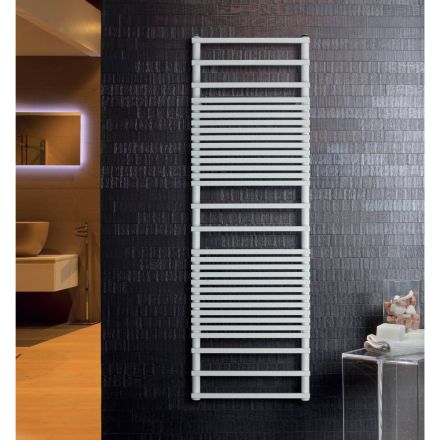 Scaldasalviette Elettrico con Struttura in Acciaio al Carbonio Made in Italy - Panna Viadurini