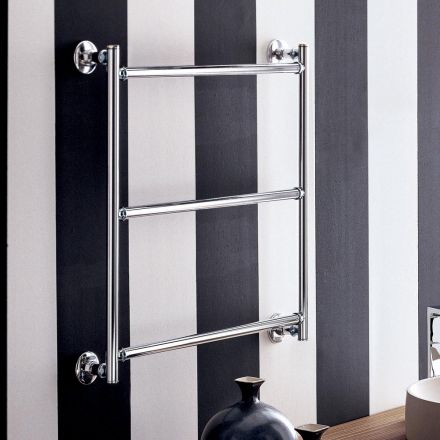 Scaldasalviette elettrico cromato design moderno Gaia by Scirocco H Viadurini
