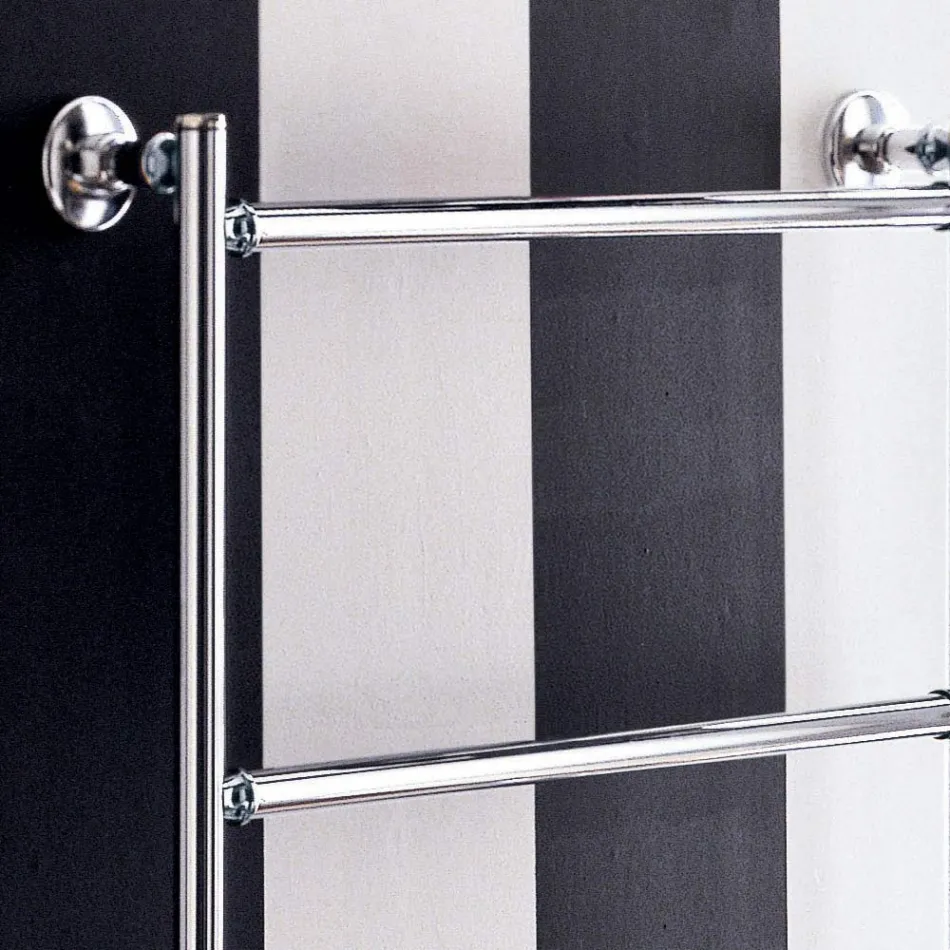 Scaldasalviette elettrico cromato design moderno Gaia by Scirocco H Viadurini