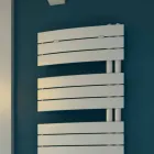 Scaldasalviette elettrico di design in acciaio bianco Sail Scirocco H Viadurini
