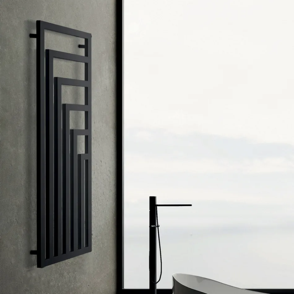 Scaldasalviette Elettrico in Acciaio dal Design Moderno Made in Italy - Potentia Viadurini