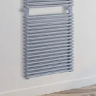 Scaldasalviette Elettrico in Acciaio Finitura Alluminio Made in Italy - Brioches Viadurini