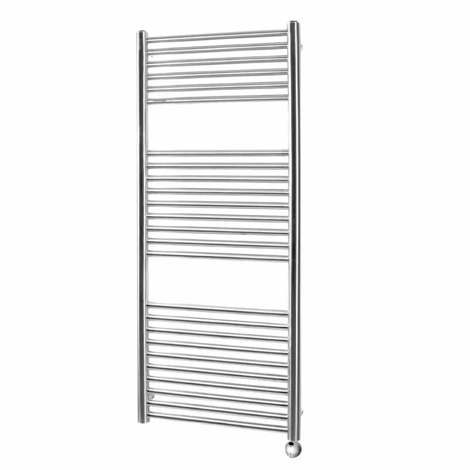 Scaldasalviette Elettrico per il Bagno Design Verticale in Acciaio 300 W - Italo Viadurini