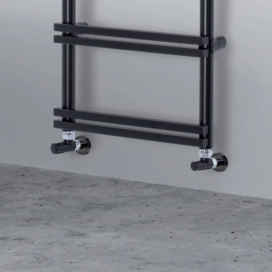 Scaldasalviette Idraulico con Collettori Verticali Made in Italy - Zenzero Viadurini