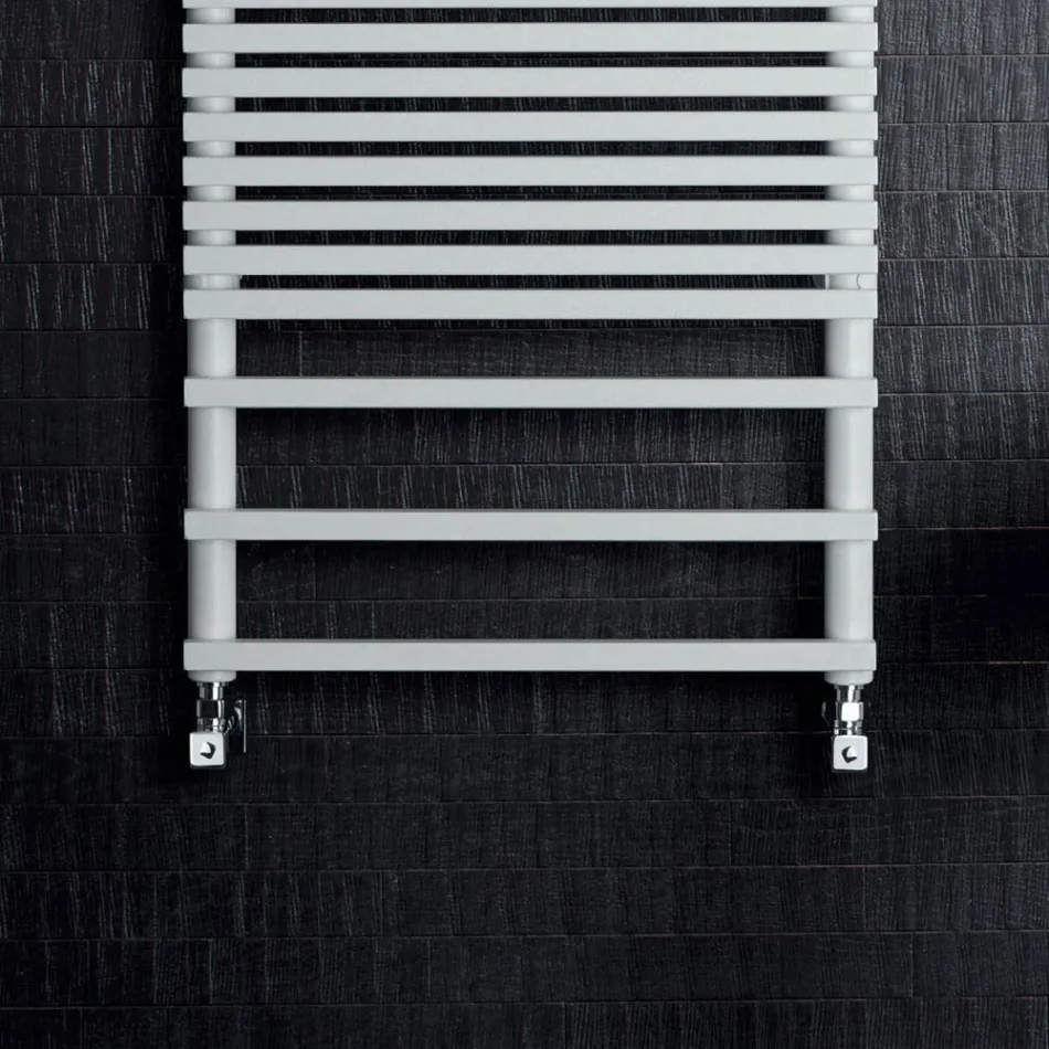 Scaldasalviette Idraulico con Struttura in Acciaio al Carbonio Made in Italy - Panna Viadurini