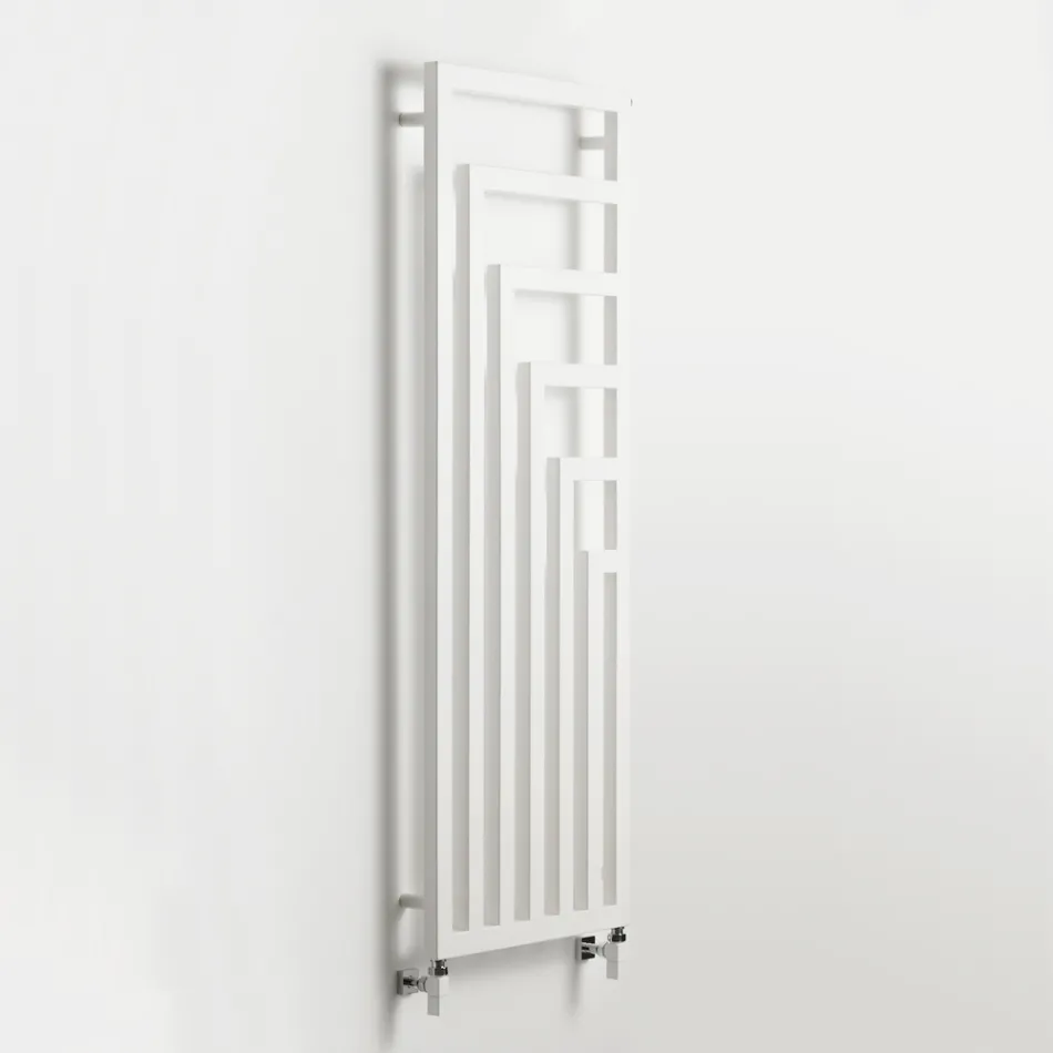 Scaldasalviette Idraulico in Acciaio dal Design Moderno Made in Italy - Potentia Viadurini