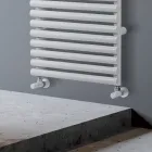 Scaldasalviette Idraulico in Acciaio Finitura Bianco Puro Made in Italy - Limone Viadurini