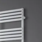 Scaldasalviette Idraulico in Acciaio Finitura Bianco Puro Made in Italy - Limone Viadurini
