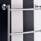 Scaldasalviette Idraulico in Acciaio Finitura Cromo Made in Italy - Gaia Viadurini