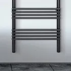 Scaldasalviette in Acciaio con Sistema Elettrico Realizzato in Italia - Rum Viadurini