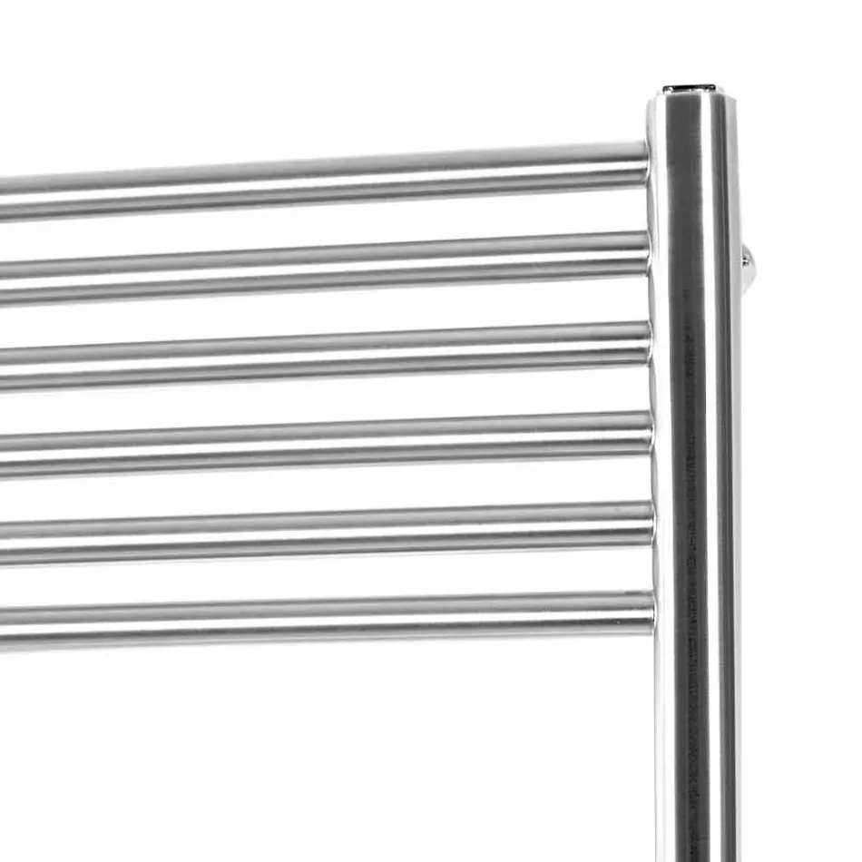 Scaldasalviette in Acciaio Inox Design a Parete da Bagno, 2 Misure 391 W - Italo Viadurini