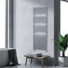 Scaldasalviette Misto con 4 Serie di Elementi Orizzontali Made in Italy - Meringa Viadurini