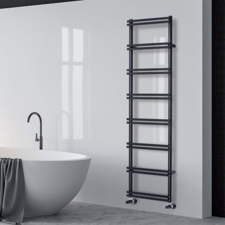Scaldasalviette Misto con Collettori Verticali Made in Italy - Zenzero Viadurini