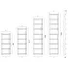 Scaldasalviette Misto con Collettori Verticali Made in Italy - Zenzero Viadurini