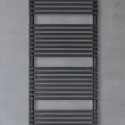 Scaldasalviette Misto in Acciaio Finitura Jet Black Made in Italy - Brownies Viadurini
