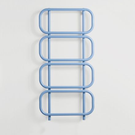 Scaletta Scaldasalviette Elettrica in Acciaio Piatto Colorato Made in Italy - Chain Viadurini
