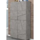 Scarpiera Alta o Bassa in Legno Sostenibile Design a 2 o 4 Ante - Fjona Viadurini
