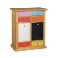Scarpiera con Cassetti Tutti Colorati e Maniglie Diverse Made in Italy - Mitra